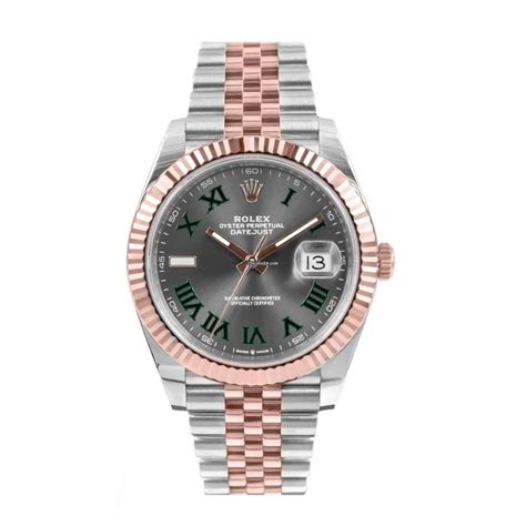 rolex wimbledon rose|rolex wimbledon 41 fluted bezel.